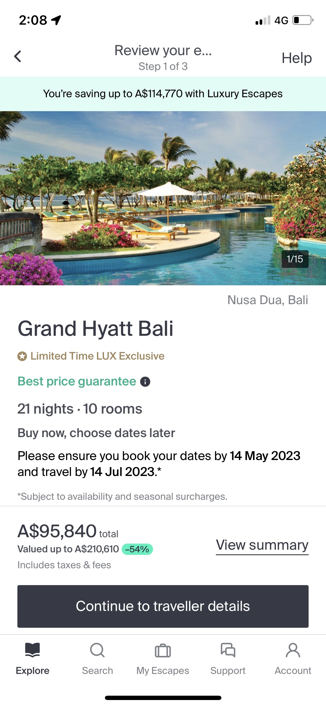 App screenshot
